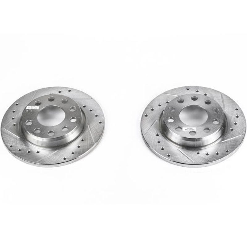 PowerStop — PowerStop Evolution Performance Drilled, Slotted & Plated Brake Rotor Pair