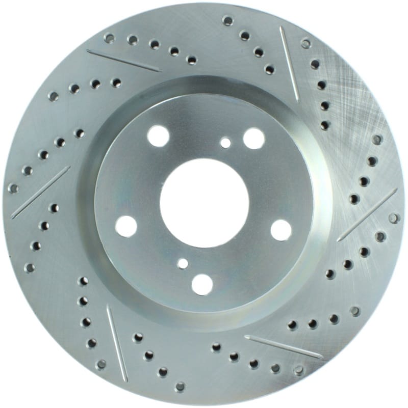 Stoptech — StopTech Select Sport Drilled and Slotted Brake Rotor; Front Left