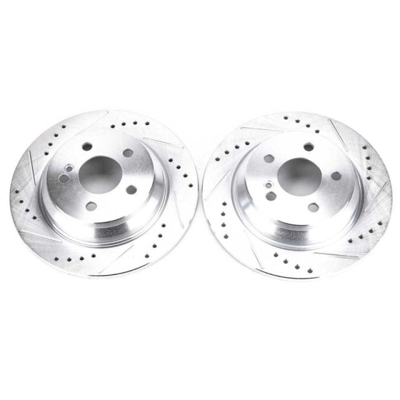 PowerStop — PowerStop Evolution Performance Drilled, Slotted & Plated Brake Rotor Pair