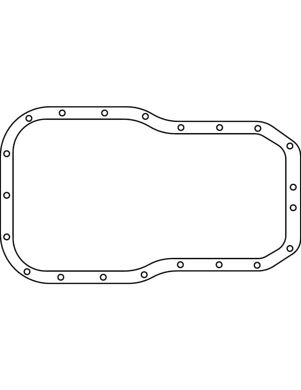 Cometic Gasket — Toyota 2S-ELC/3S-FE/3S-GELC/3S-GTE/5S-FE/5S-FNE Oil Pan Gasket
