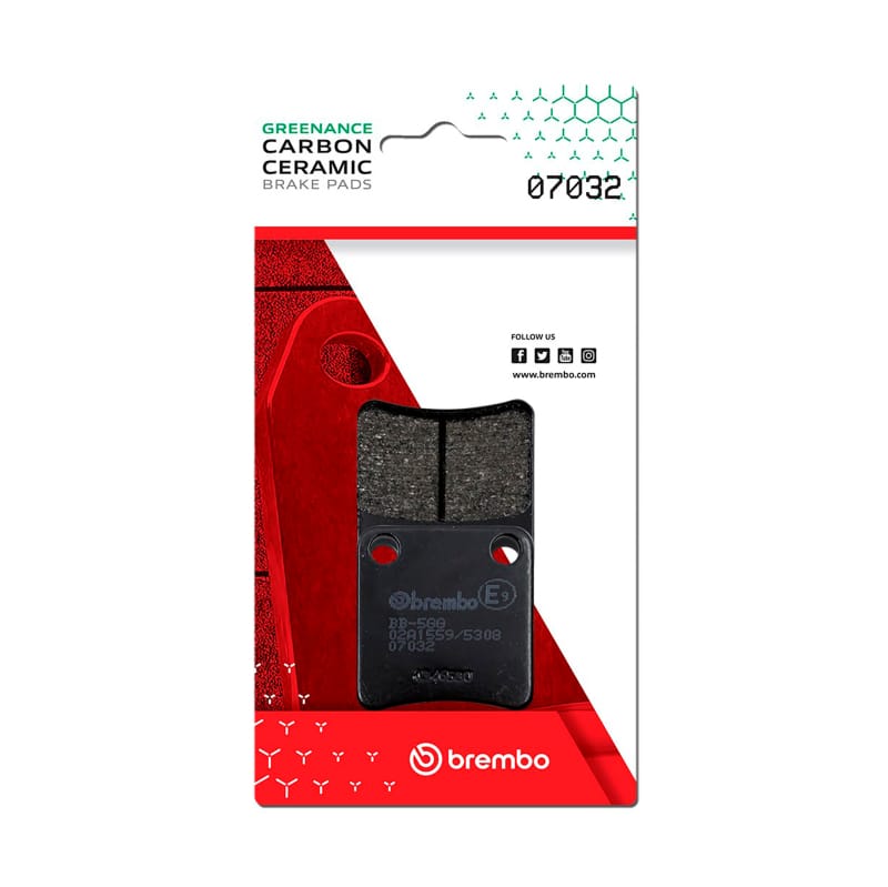 Brembo OE Powersports — Brembo OE Cagiva 50/Daelim Message/Daelim S-Five Carbon Ceramic Brake Pad - Front