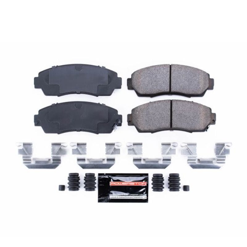 PowerStop — PowerStop - Z23 Daily Driver Carbon-Fiber Ceramic Brake Pads with Hardware Kit