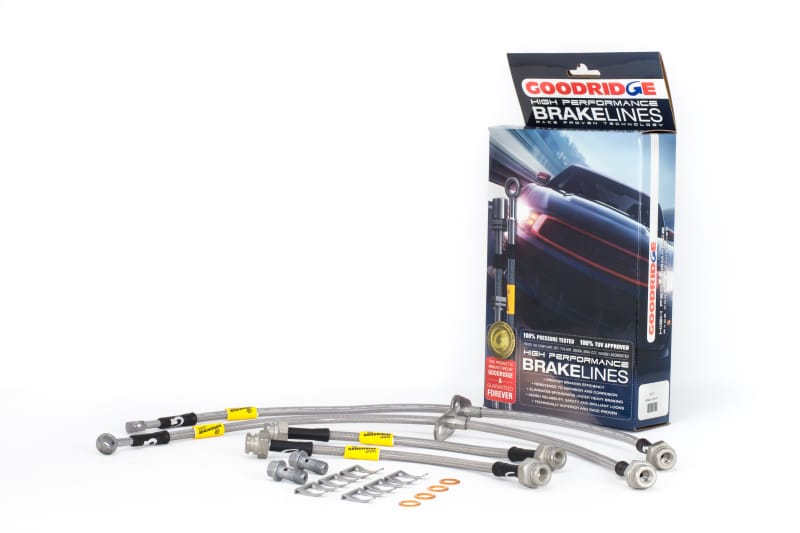 Goodridge — G-STOP SS Braided Brake Line Kit