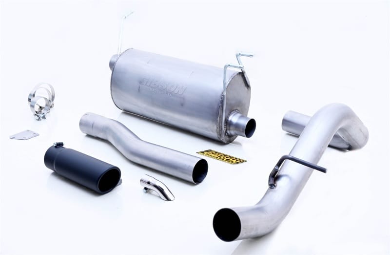 Gibson — Motorhome Power Cat-Back Single Exhaust System; Black Elite
