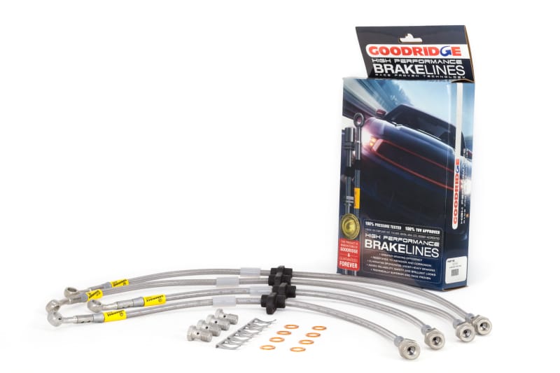 Goodridge — G-STOP SS Braided Brake Line Kit
