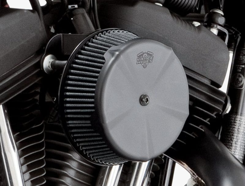 Vance and Hines — Vance & Hines Black Skullcap Intake Cover