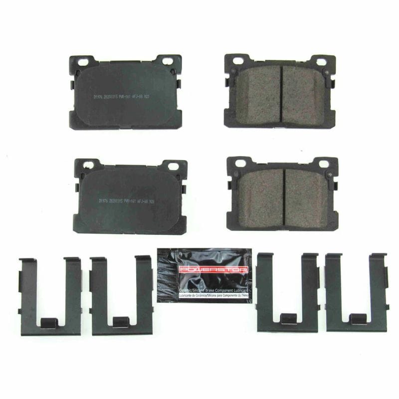 PowerStop — PowerStop - Z23 Daily Driver Carbon-Fiber Ceramic Brake Pads with Hardware Kit