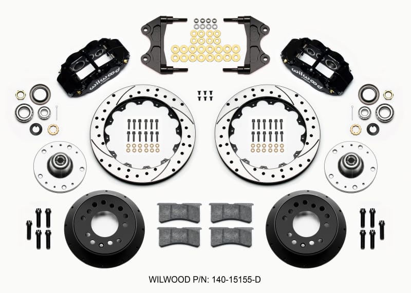 Wilwood — KIT,FRONT,WWE PRO SPINDLE,BIG BRAKE 5x5.00 HUB,13.00 ROTOR,SRP
