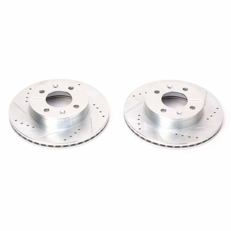 PowerStop — PowerStop Evolution Performance Drilled, Slotted & Plated Brake Rotor Pair