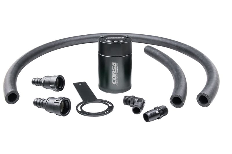 CORSA Performance — CORSA Performance 3 oz. aluminum oil catch can with mounting bracket