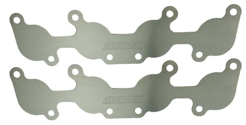 Moroso — Moroso Ford 5.0 Coyote Exhaust Block Off Storage Plate - Pair