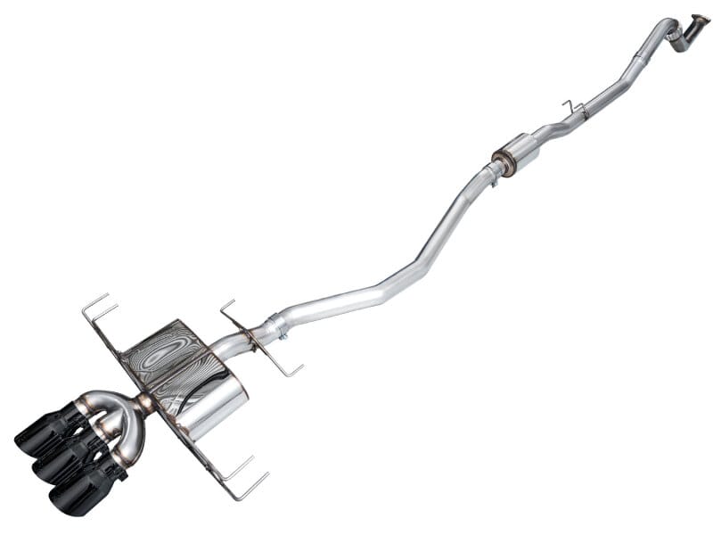 AWE Tuning — AWE Touring Edition Exhaust for DE5 Integra Type-S - Triple Diamond Black Tips