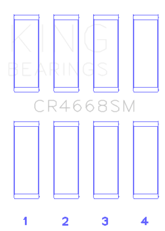 King Engine Bearings — CONNECTING ROD BEARING SET For HYUNDAI G4KE, G4KC