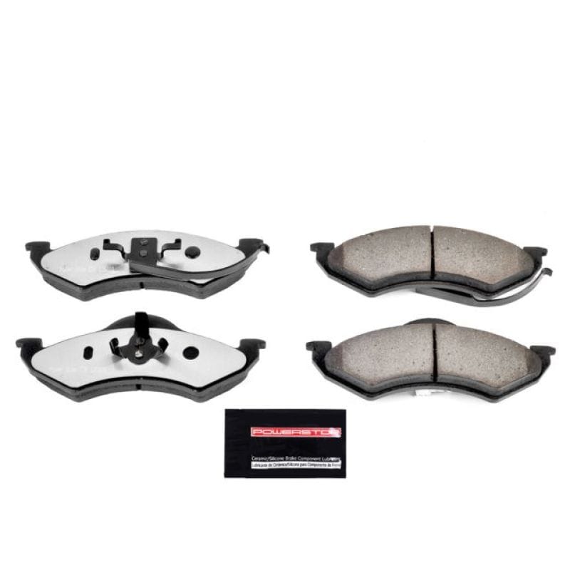 PowerStop — PowerStop - Z36 Truck and SUV Carbon-Fiber Ceramic Brake Pads with Hardware Kit