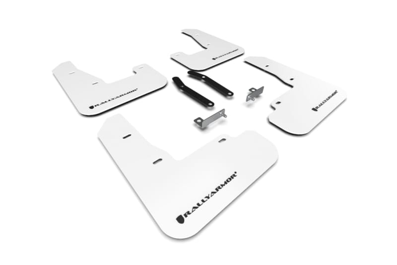 Rally Armor — White/Black Logo