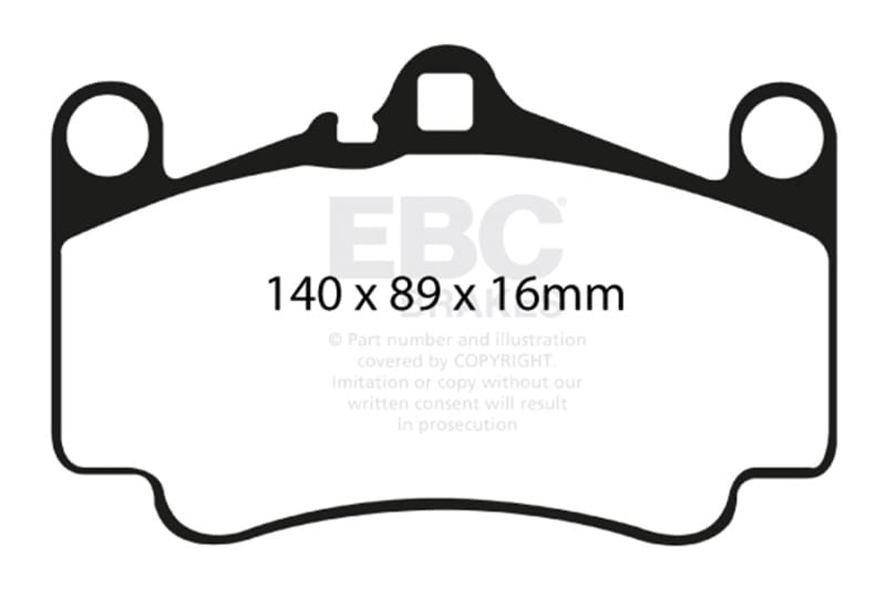 EBC — Redstuff Ceramic Low Dust Brake Pads