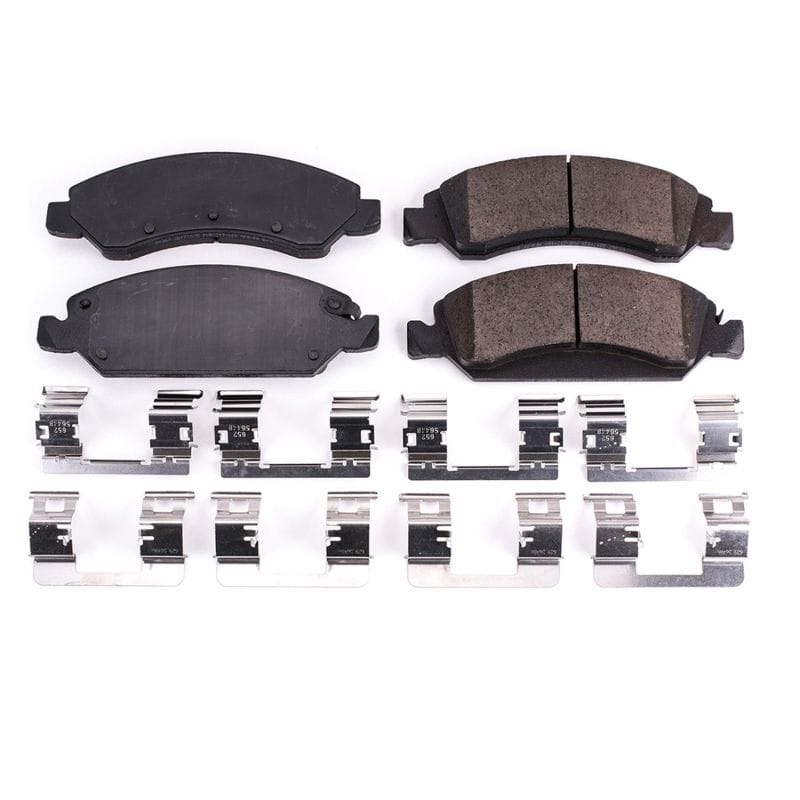 PowerStop — PowerStop - Z17 Low-Dust Ceramic Brake Pads with Hardware