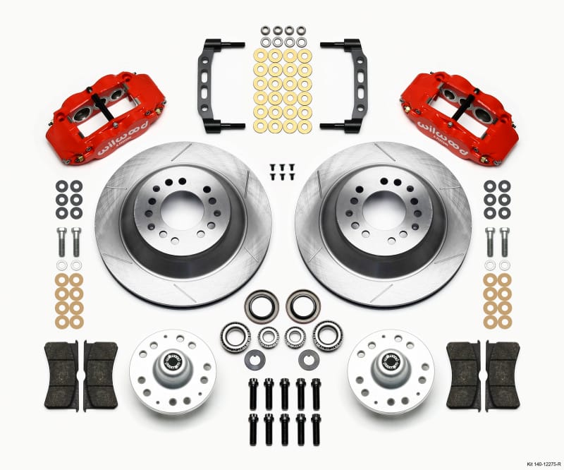 Wilwood — KIT,FRONT,PINTO/MUSTANG II,74-78,FNSL6R 12.88,1PC ROTOR,GT,RED