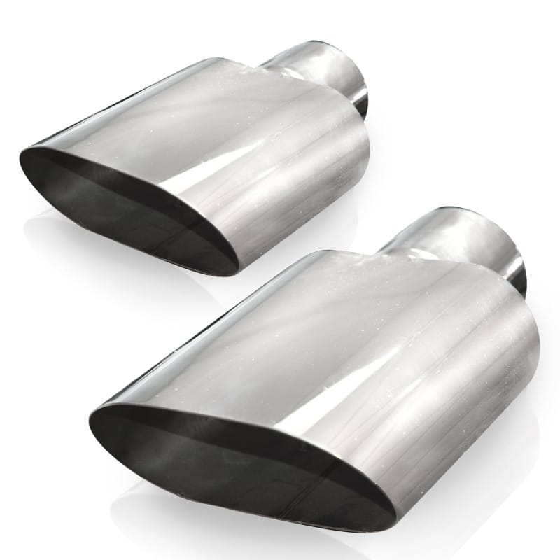 Stainless Works — Stainless Works Big Oval Tips 2-1/2" Inlet