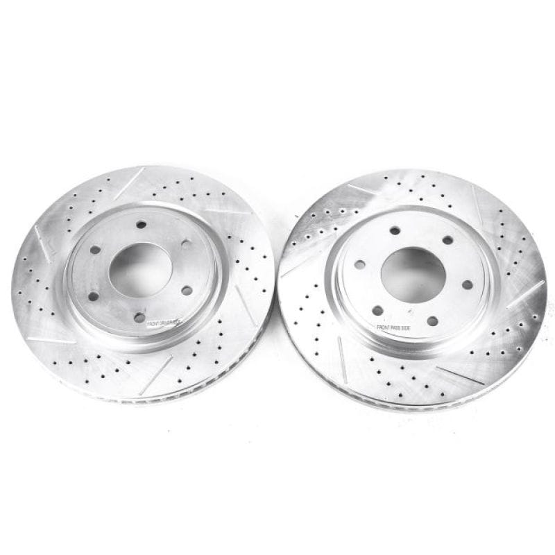 PowerStop — PowerStop Evolution Performance Drilled, Slotted & Plated Brake Rotor Pair