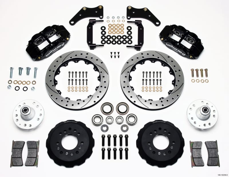 Wilwood — KIT,FRONT,LARGE GM,58-70,DROP SPINDLE FNSL6R,12.90 ROTOR,DRILLED