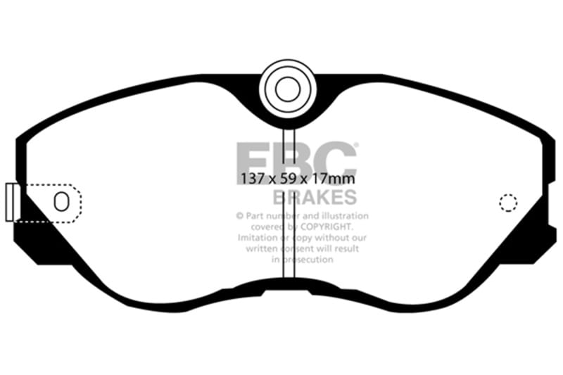 EBC — Redstuff Ceramic Low Dust Brake Pads