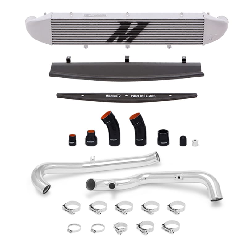 Mishimoto — Mishimoto 2014-2016 Ford Fiesta ST 1.6L Front Mount Intercooler (Silver) Kit w/ Pipes (Silver)