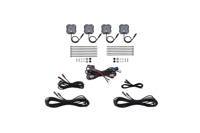 Diode Dynamics — Stage Series RGBW 4 Pack Rock Lights.