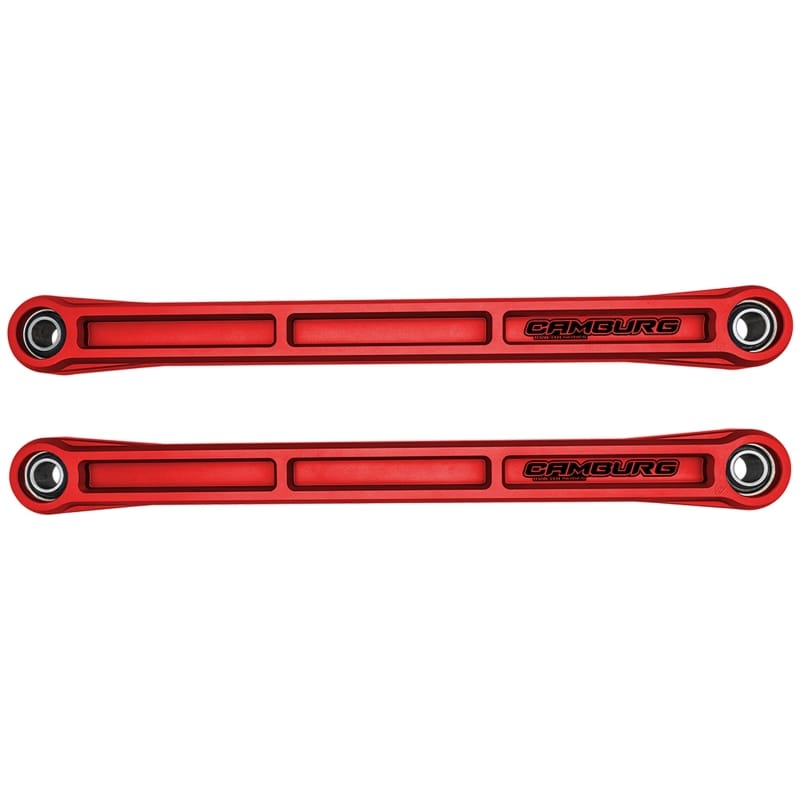 Camburg — KINETIK Series Rear Billet Trailing Arm Kit - Red
