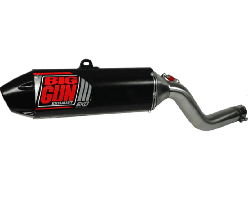Big Gun — Big Gun 93-19 Kawasaki KLR 650 EXO Aluminum Slip On Exhaust