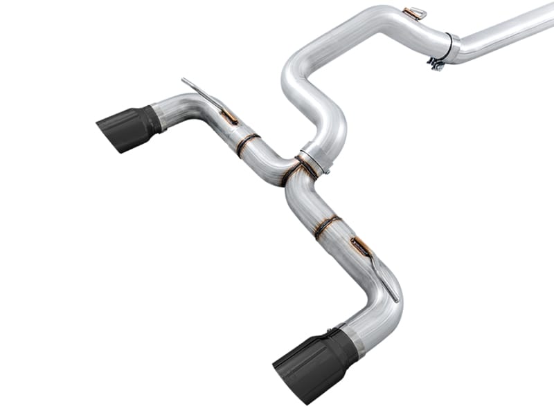 AWE Tuning — AWE Track Edition Cat-back Exhaust for Ford Focus RS - Diamond Black Tips