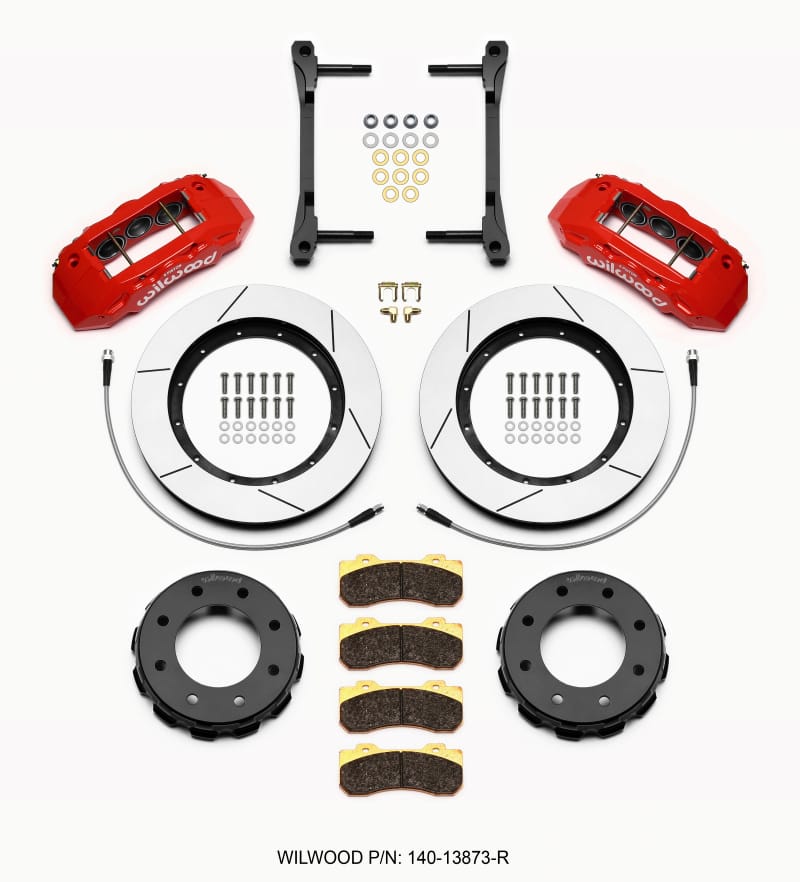 Wilwood — KIT,FRONT,GM 2500 HD,2011-2019,TX6R 15.00x1.50 ROTOR,RED