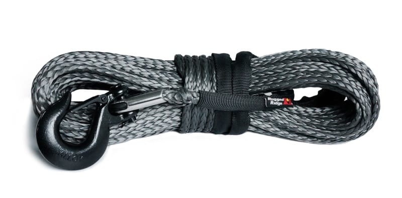 Rugged Ridge — Rugged Ridge Synthetic Winch Line Dark Gray 7/16in x 90 Ft
OFFROAD_RECOVERY
Winch Rope