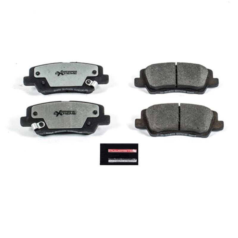 PowerStop — PowerStop - Z26 Performance Carbon-Fiber Ceramic Brake Pads with Hardware Kit
