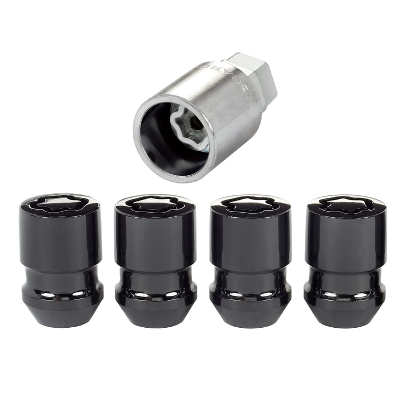 McGard — Cone Seat Exposed Style Wheel Locks-Black