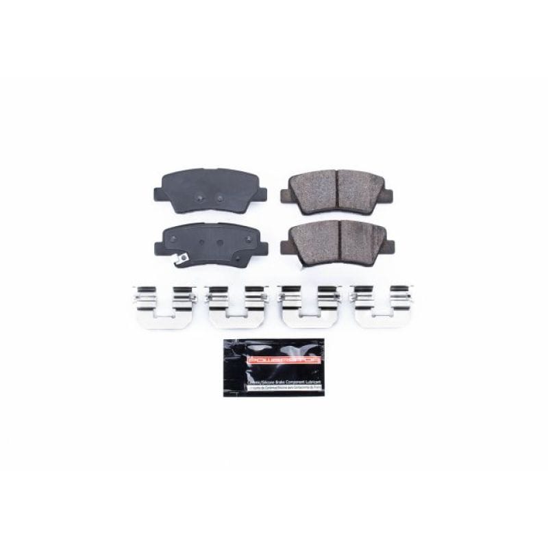 PowerStop — PowerStop - Z23 Daily Driver Carbon-Fiber Ceramic Brake Pads with Hardware Kit