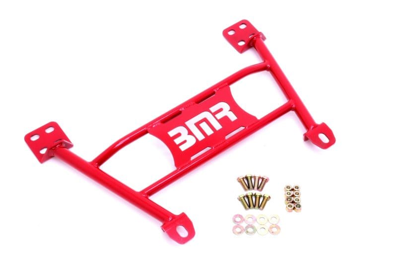 BMR Suspension — BMR 05-14 S197 Mustang Radiator Support Chassis Brace - Red