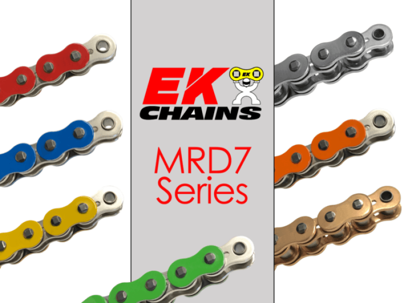 Vortex Racing — Vortex Racing EK 520 MVXZ2 Rivet Master 120 Links- Chrome