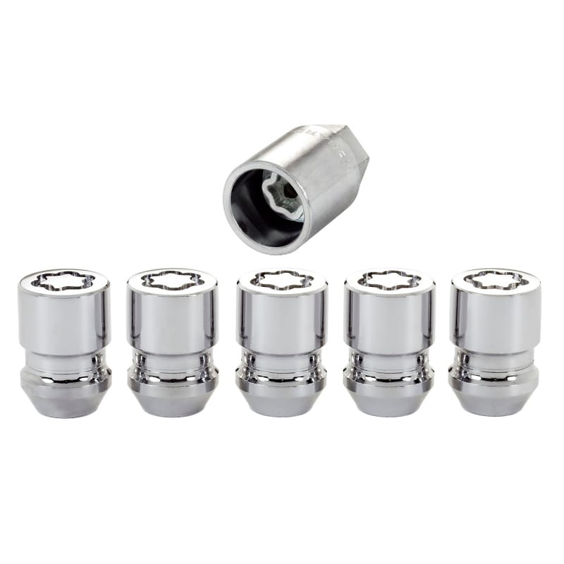 McGard — Cone Seat Exposed Style Wheel Locks-Chrome-5 Lock Set