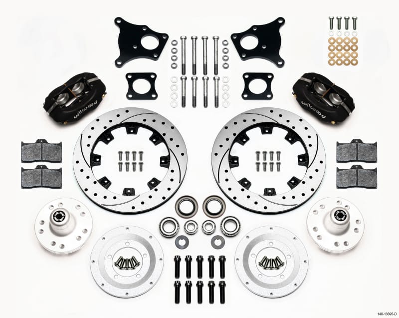 Wilwood — KIT,FRONT,AMC,69-76,W/DISC,FDLI,12.19 SRP,BLACK POWDER COAT