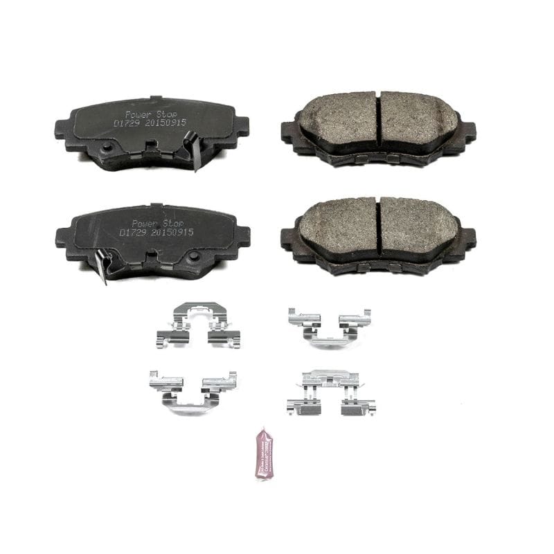 PowerStop — PowerStop - Z17 Low-Dust Ceramic Brake Pads with Hardware