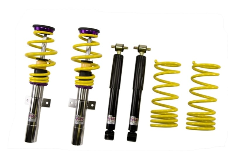 KW — Height adjustable stainless steel coilover system with pre-configured damping
KW COILOVER KIT V1 - 10231001