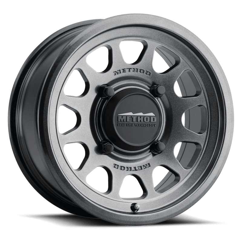 Method Wheels — Method MR414 Bead Grip 15x7 / 5+2/38mm Offset / 4x156 / 132mm CB Graphite Wheel