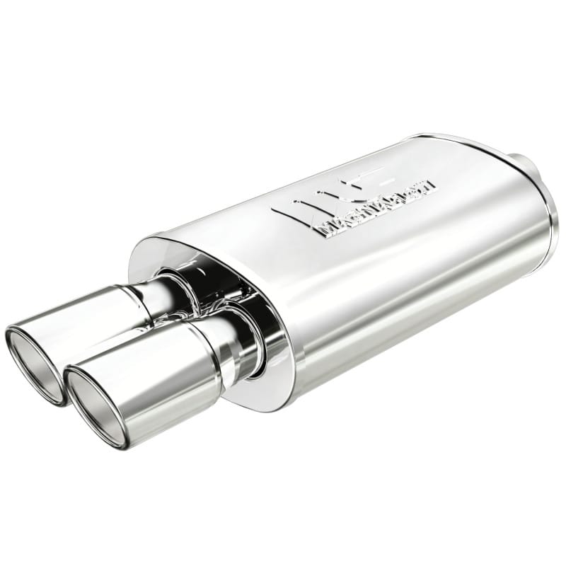 Magnaflow — Straight-Through Performance Muffler; 2.25/3in. Center/Dual;  5x14x8 Body
Straight-Through Performance Muffler; 2.25/3in. Center/Dual; 5x14x8 Body