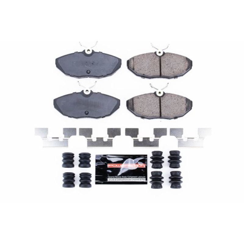 PowerStop — PowerStop - Z23 Daily Driver Carbon-Fiber Ceramic Brake Pads with Hardware Kit