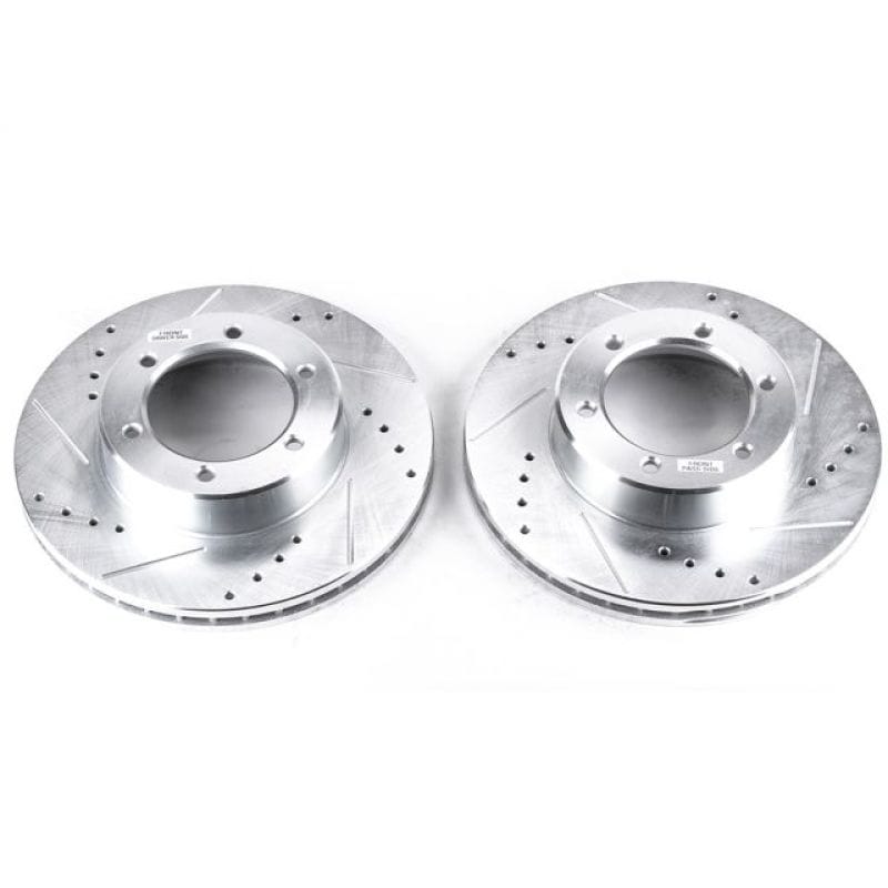 PowerStop — PowerStop Evolution Performance Drilled, Slotted & Plated Brake Rotor Pair