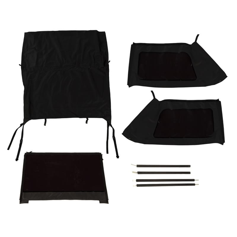 Rugged Ridge — Montana Soft Top, Bowless, Black Diamond; 07-18 Wrangler JK, 2 Door
Montana Top