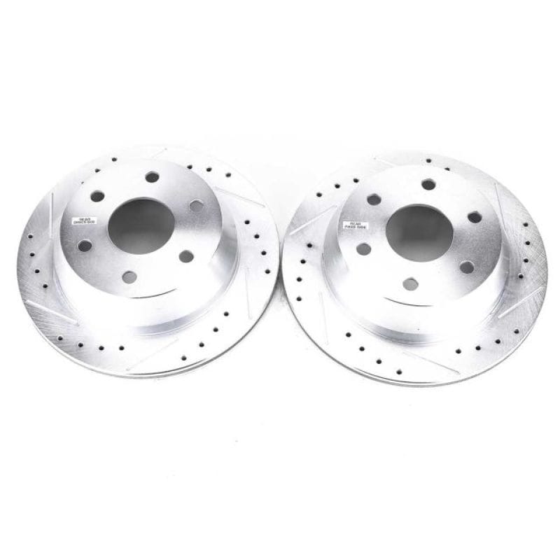 PowerStop — PowerStop Evolution Performance Drilled, Slotted & Plated Brake Rotor Pair