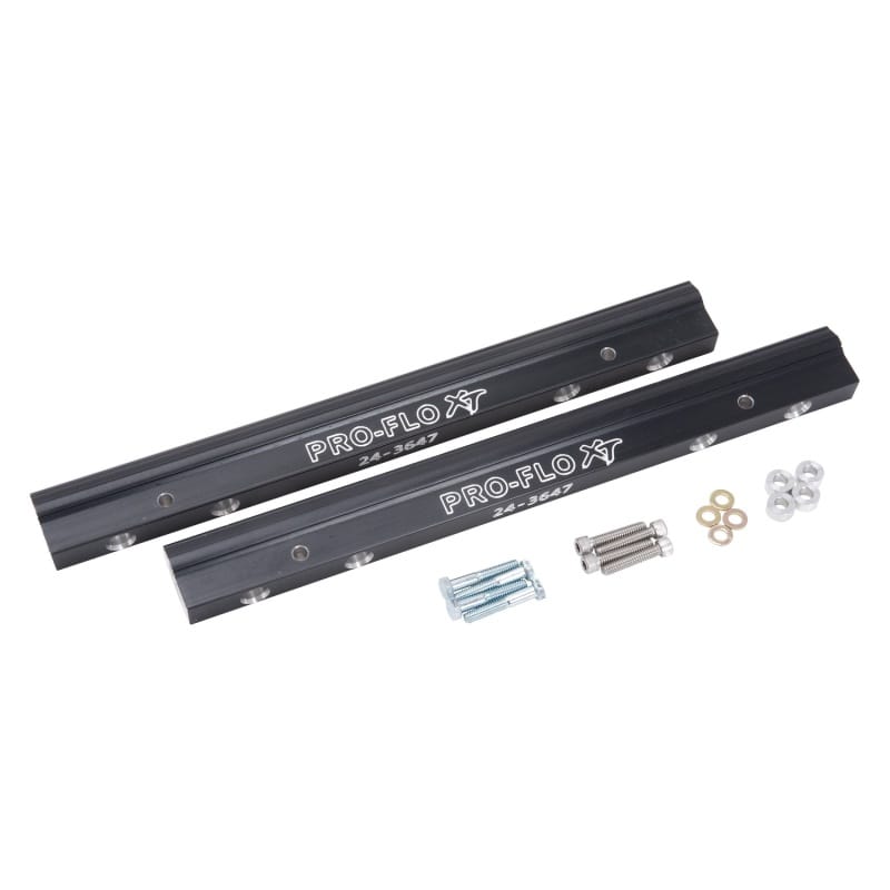 Edelbrock — Fuel Rail Kit for Big-Block Chevy -6 AN in Black Finish
Pro-Flo XT Fuel Rail Kit