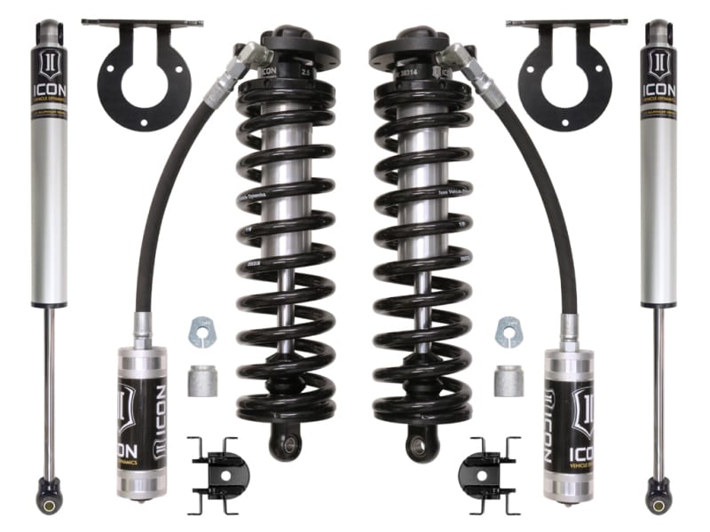 ICON — 17-UP FORD F250/F350 2.5-3" STAGE 1 COILOVER CONVERSION SYSTEM
17-23 FORD F250/F350 2.5-3" STAGE 1 COILOVER CONVERSION SYSTEM